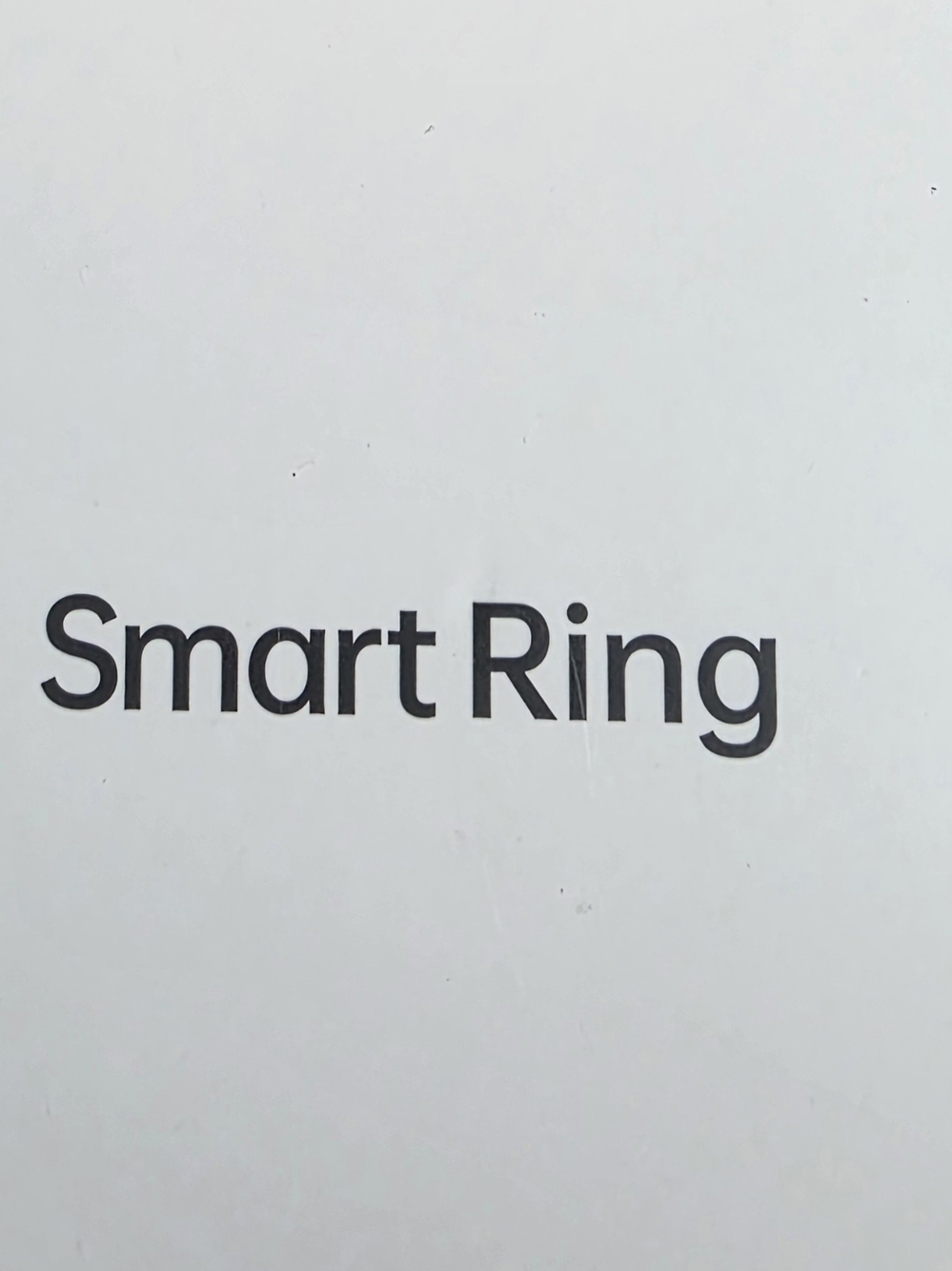 Smart Ring Wearable - White
